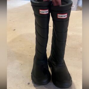 Hunter Black insulated boots